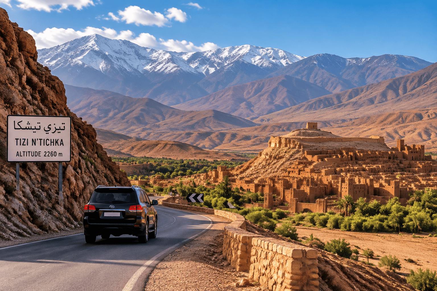 Ait Ben Haddou Morocco: Complete 2026 Travel Guide 2 Road from Marrakech to Ait Ben Haddou across the Atlas Mountains