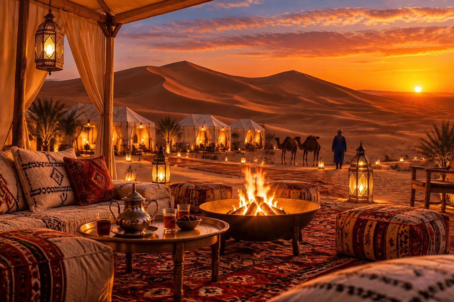 Private vs Group Morocco Tours: Key Differences 3 Travel scene in Morocco – Desert and remote transfers