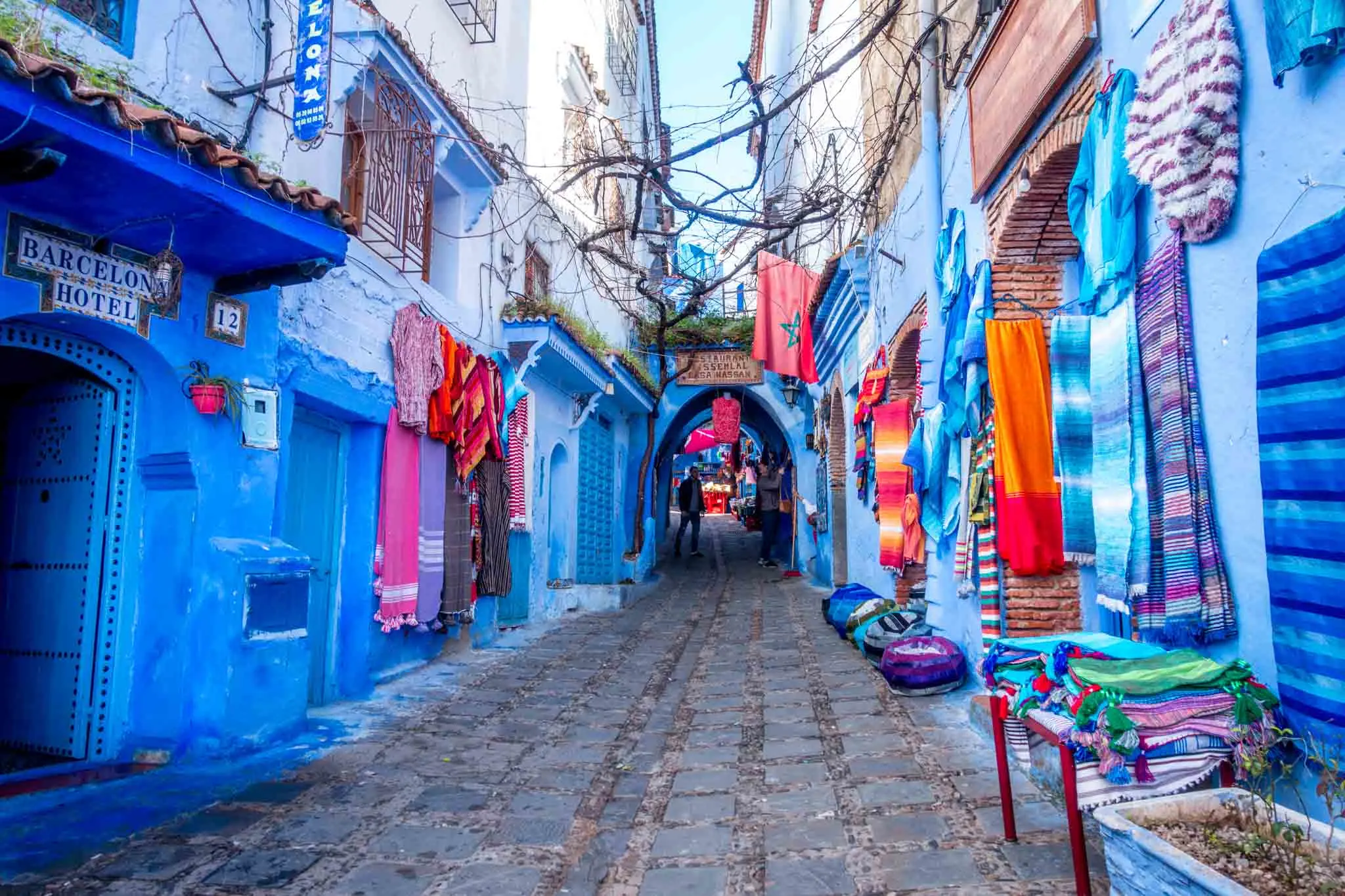 Morocco Travel FAQ: Everything You Need to Know 3 Walking through the famous blue streets of Chefchaouen on memorable trips to Morocco