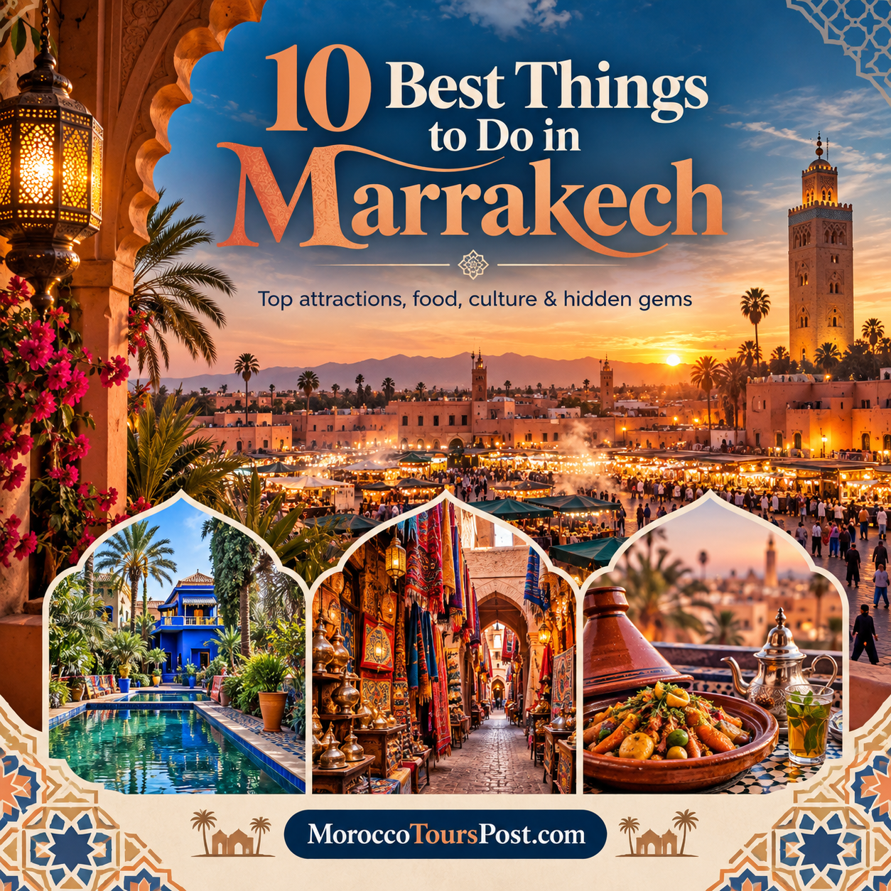 Best Moroccan Souks for Shopping and Crafts 1 Marrakech medina markets in Morocco