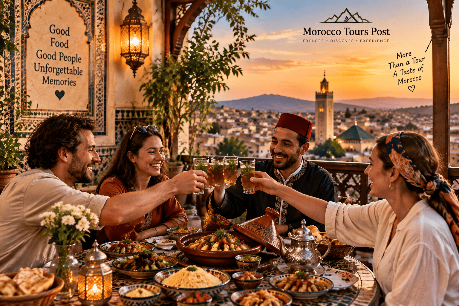 Morocco Tours for Seniors: Pace, Access and Comfort 3 Final Tasting Experience and Cultural Memories – Best Fes Food Tour in Morocco