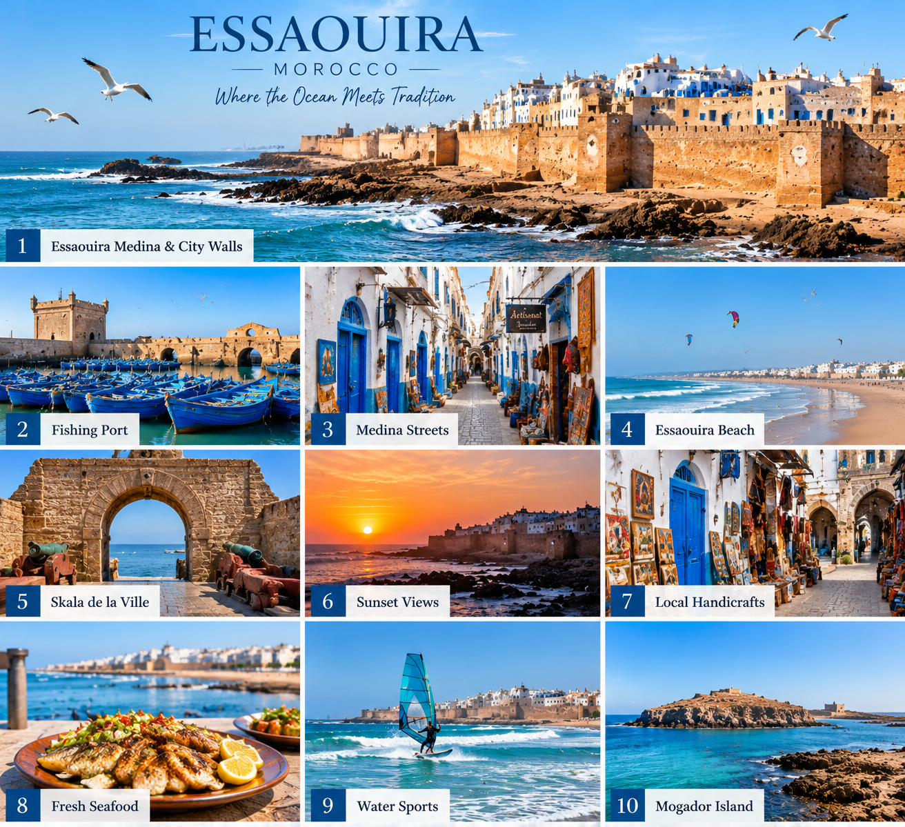 Chefchaouen vs Essaouira: Mountain Town or Coast? 2 Weather and what to pack in Morocco